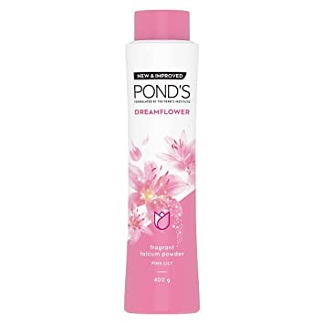 POND'S Dreamflower Fragrant Talcum Powder, Pink Lily