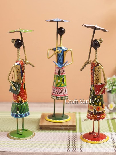 CraftVatika Metal Fashion Dolls